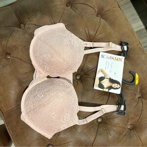 Joyspun Lace Push-Up Bra in Light Blush